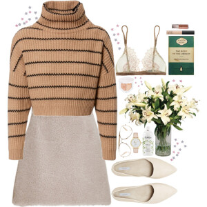 A fashion look from March 2018 featuring pullover shirt, high waisted mini skirt and transparent bra. Browse and shop related looks.