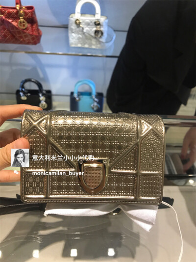 代购 意 Dior 17春夏 diorama mini单肩 斜挎包woc