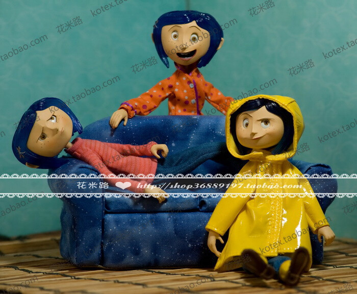 代购
『花米路』鬼妈妈 Coraline NECA雨衣版 手办模型