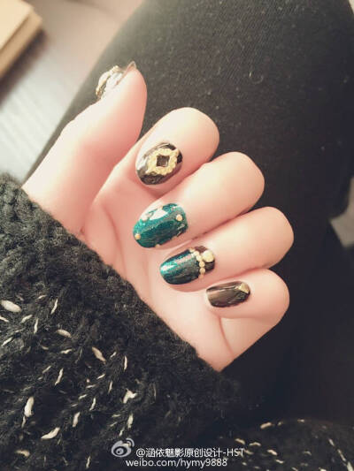 自己做过的美甲