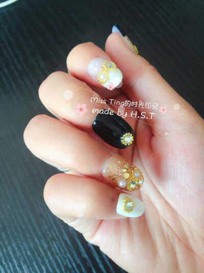 自己做过的美甲