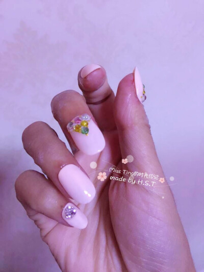 自己做过的美甲