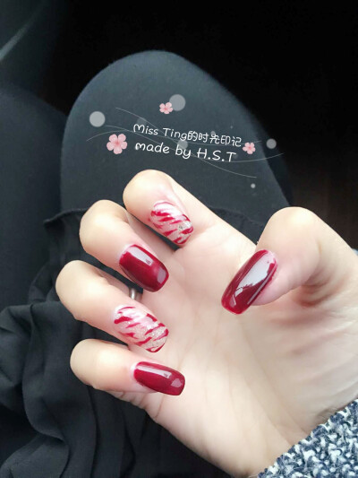 自己做过的美甲