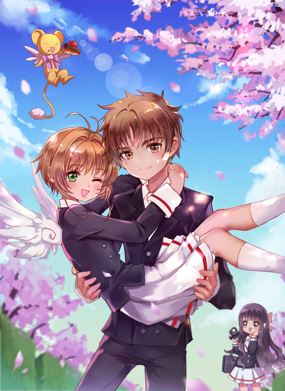 魔卡少女樱 小狼 小樱 绘师:短尾巴 (pixiv id=8809727)本作品pixiv