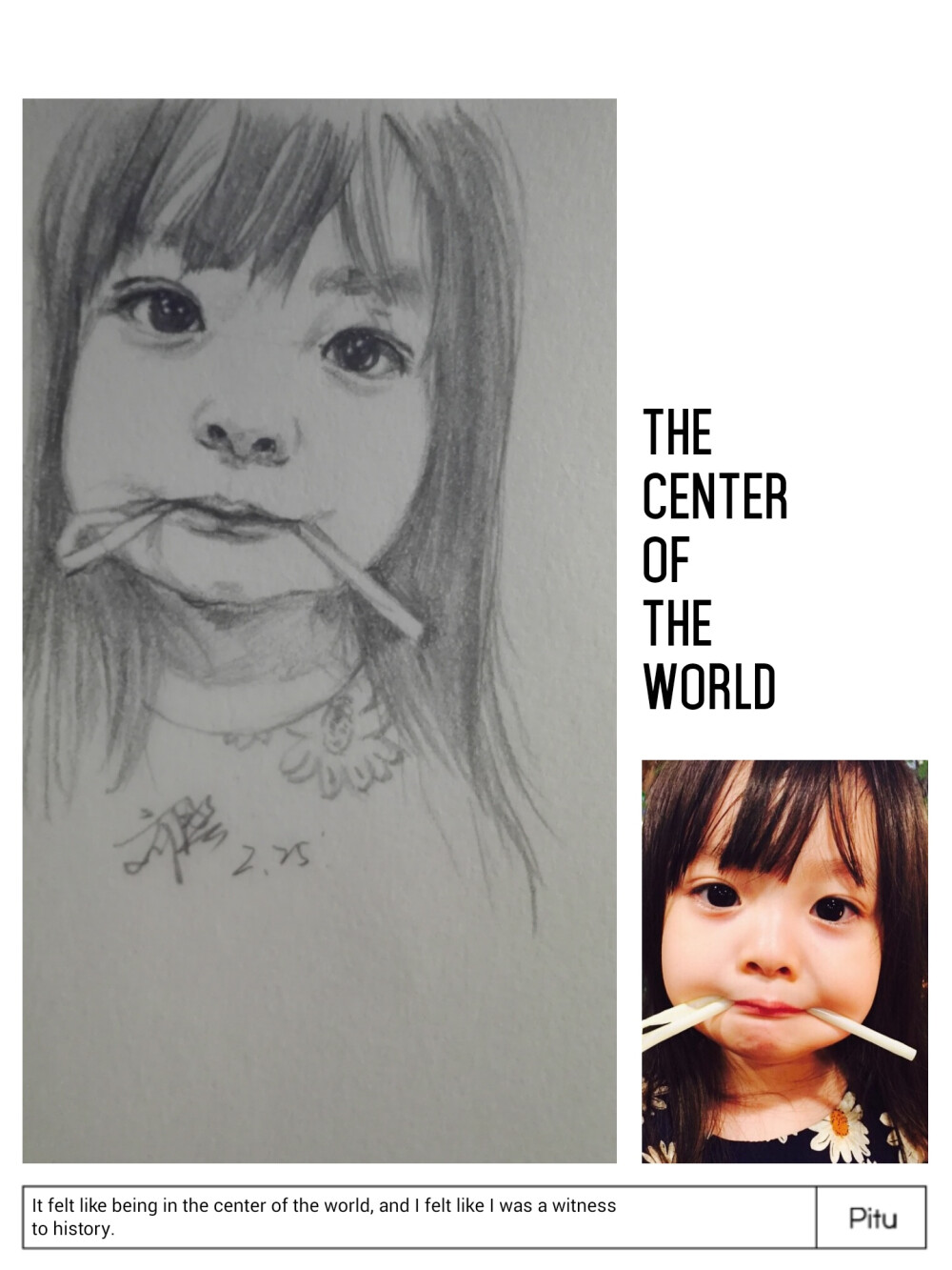 人物写实+彩铅头像
