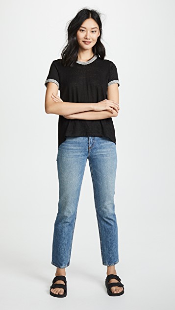 Wilt 亚麻 Ringer T 恤