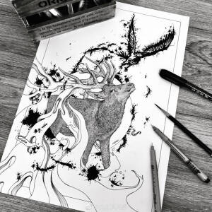 黑白画