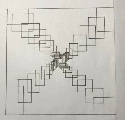 建筑学大二表达课；点线面构成