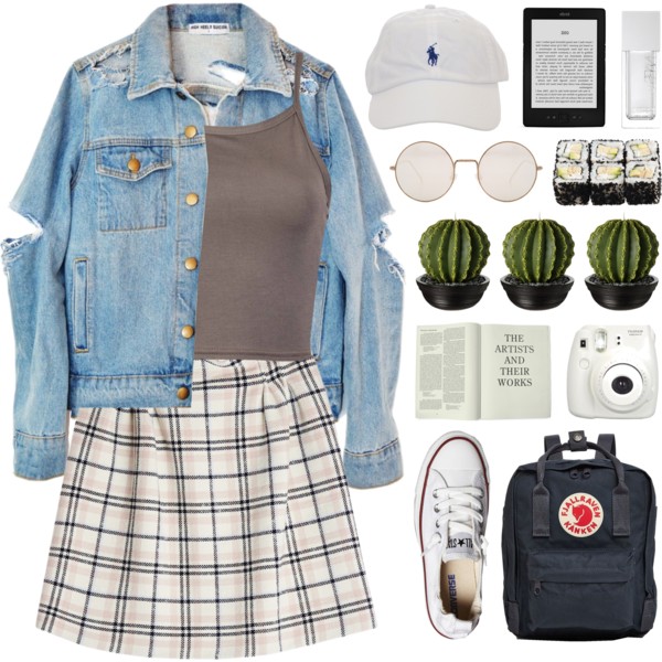 2O.O3.2O18
Watercolour is fun! and don't this outfit screams uni student to you?
#denim #beige #neutral #earthy #plaid #converse #sneakers #singlet #fresh #simple