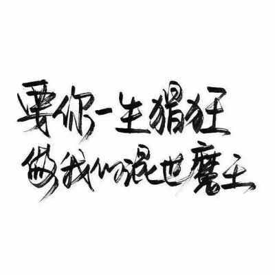 漂亮的字