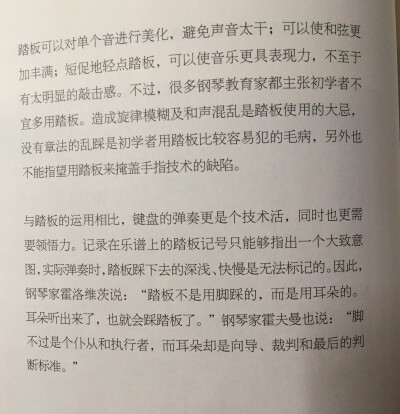 踏板是仆从和执行者，耳朵是向导。