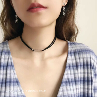 不同的风干肉演绎不同的choker，不然你的脖子空落落