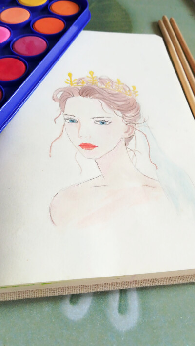 水彩 人物