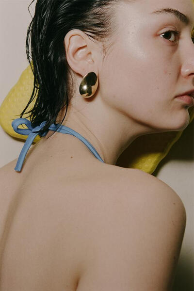 PIAL EARRINGS, BRASS