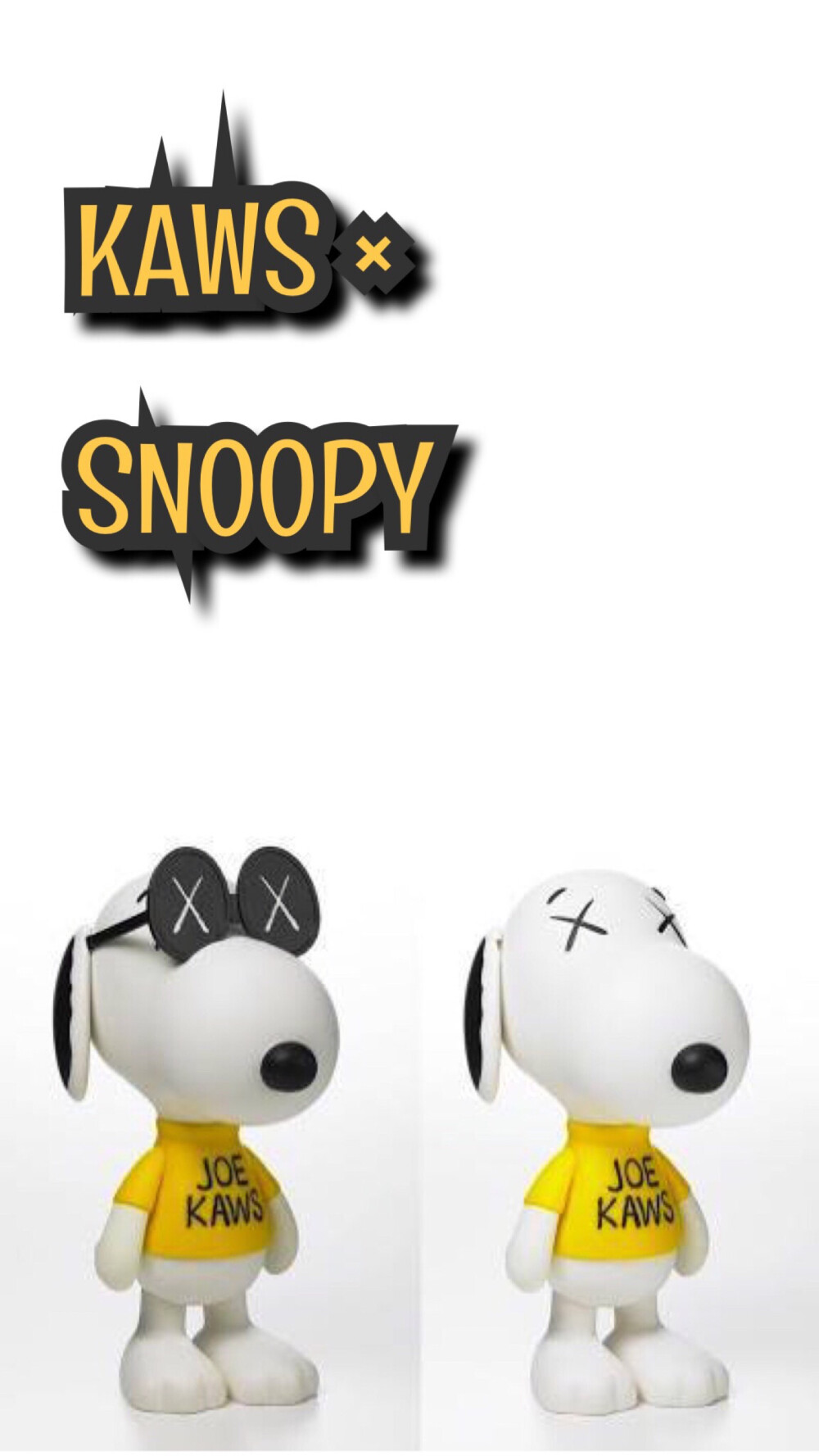 Pidan｜KAWS × Snoopy