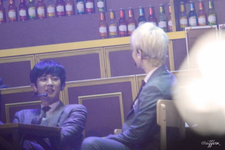 灿白 朴灿烈 边伯贤
EXO四巡泰国