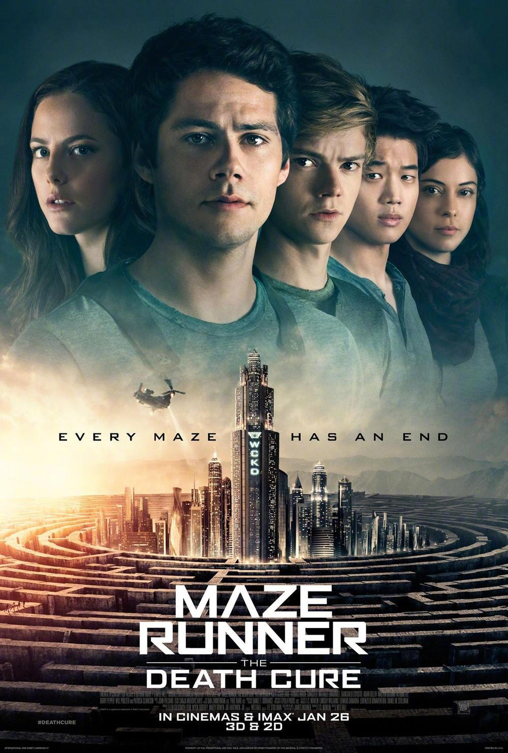 【2018-2-3】移动迷宫3：死亡解药 (2018)Maze Runner: The Death Cure