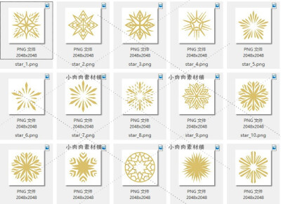 复古金色镂空纹理雕花设计元素图形图案装饰背景PNG素材png304