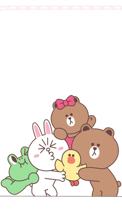 Line Friends 布朗熊 ➕ 可妮兔