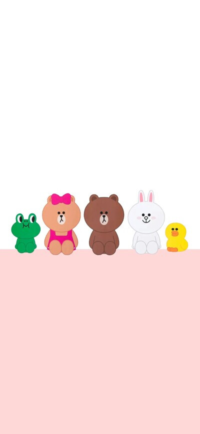 Line Friends 布朗熊 ➕ 可妮兔