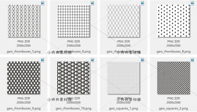 黑白几何三角图形折线条波点图案花纹底纹无缝背景JPG素材jpg49