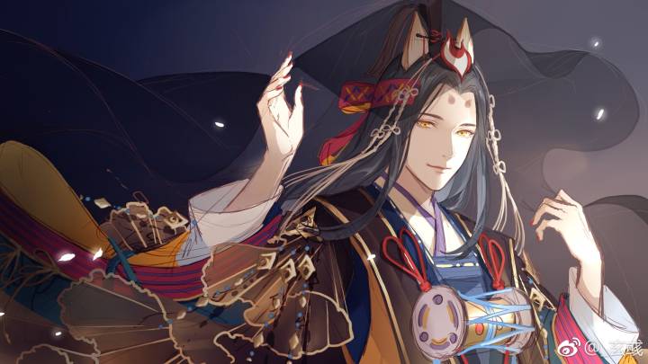 ＃阴阳师玉藻前＃图片出自微博以及水印，转侵删。