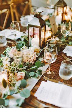 在你的婚礼，餐桌上将是一片生机，婚礼餐桌布置。