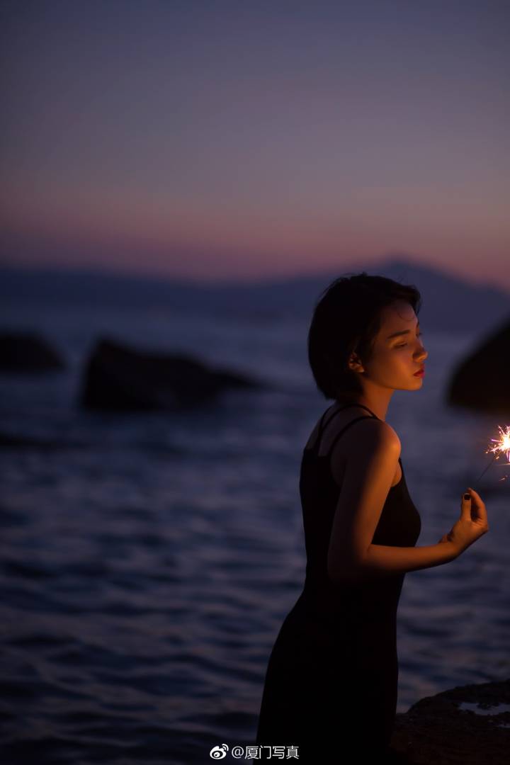 海边夜景