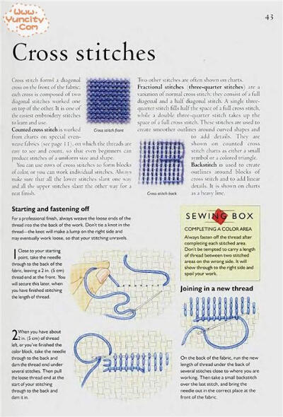 [转载]英文刺绣☆绣法大全
