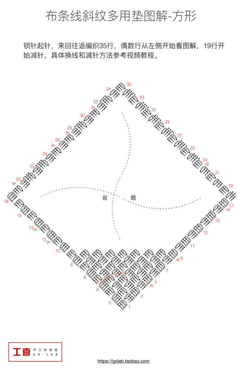 钩针毯图解