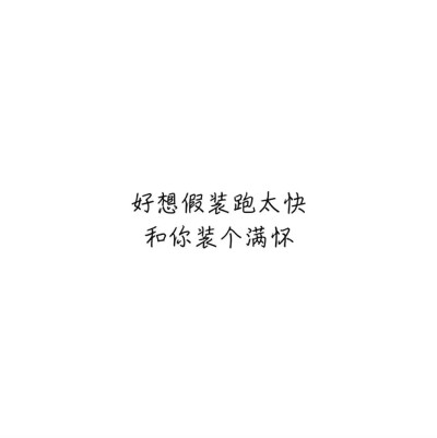 文字情话