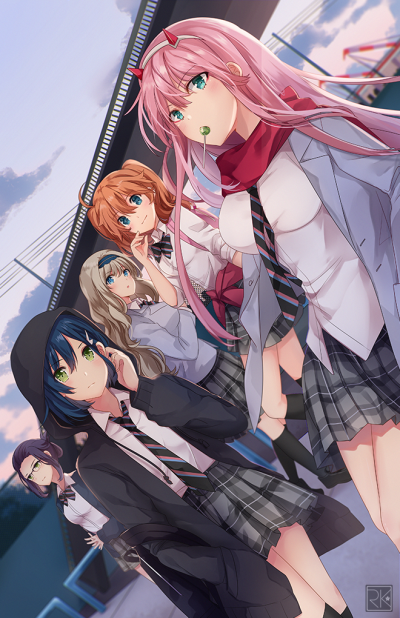 国家队 Darling in the franxx
画师=rumikuu
https://www.pixiv.net/member_illust.php?illust_id=67953985&mode=medium