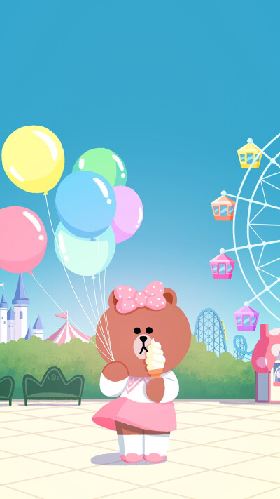 LINE FRIENDS
布朗熊可妮兔莎莉鸡