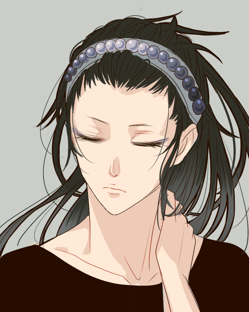 刀剑乱舞 刀剑男士 额头系列 数珠丸恒次 绘师:優起(pixiv id=