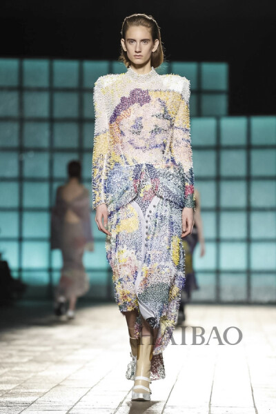 2018秋冬伦敦时装周：玛丽·卡特兰佐+(Mary+Katrantzou)+女装秀