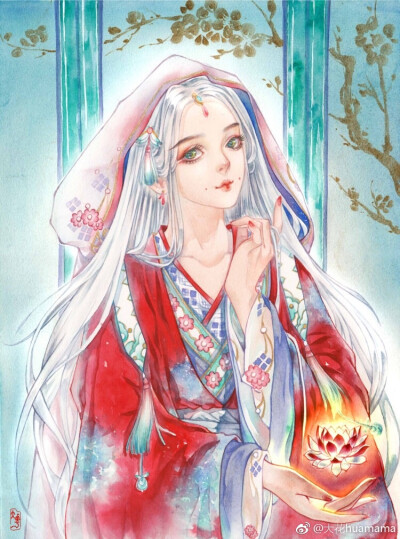 〔古风美人〕绘师：大花huamama