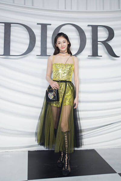 苗苗 Dior2018春夏高级订制系列上海发布秀及舞会