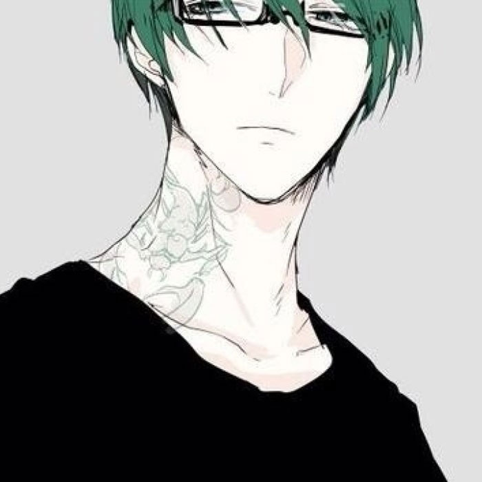 眼镜男生+动漫+二次元+卡通