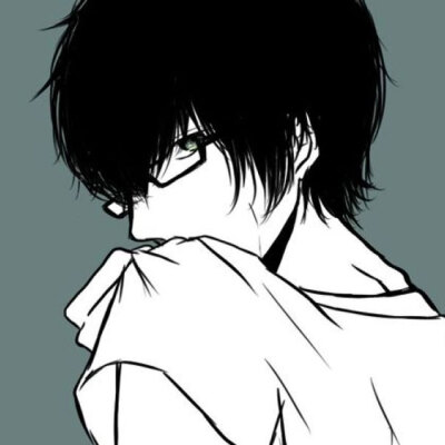 眼镜男生+动漫+二次元+卡通