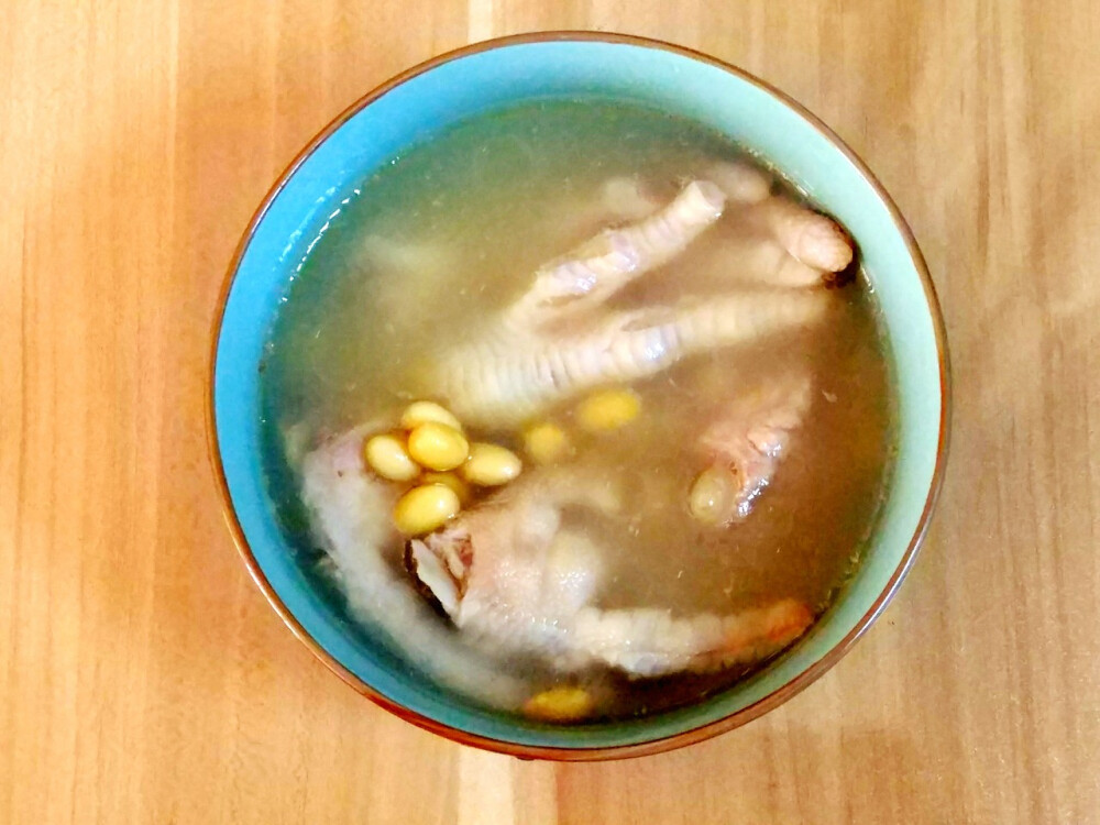 鸡爪黄豆汤