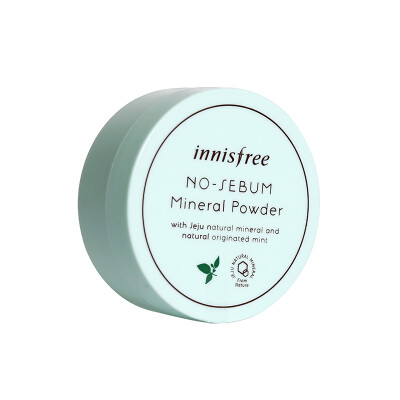 韩国正品innisfree悦诗风吟矿物质薄荷散粉5g 控油遮瑕定妆粉蜜粉