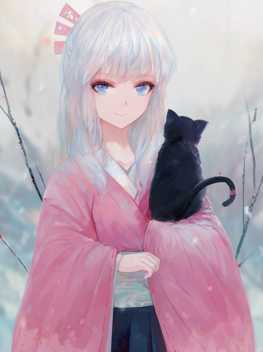 暖雪 绘师：KiSei2（pixiv id=5854395）本作品pixiv id=67981952