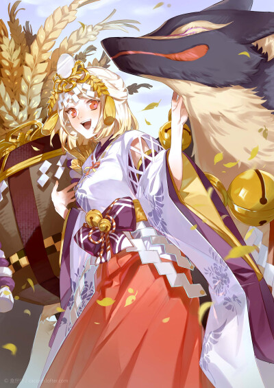 【阴阳师】LOFTER画师，御馔津，id=盒捞捞