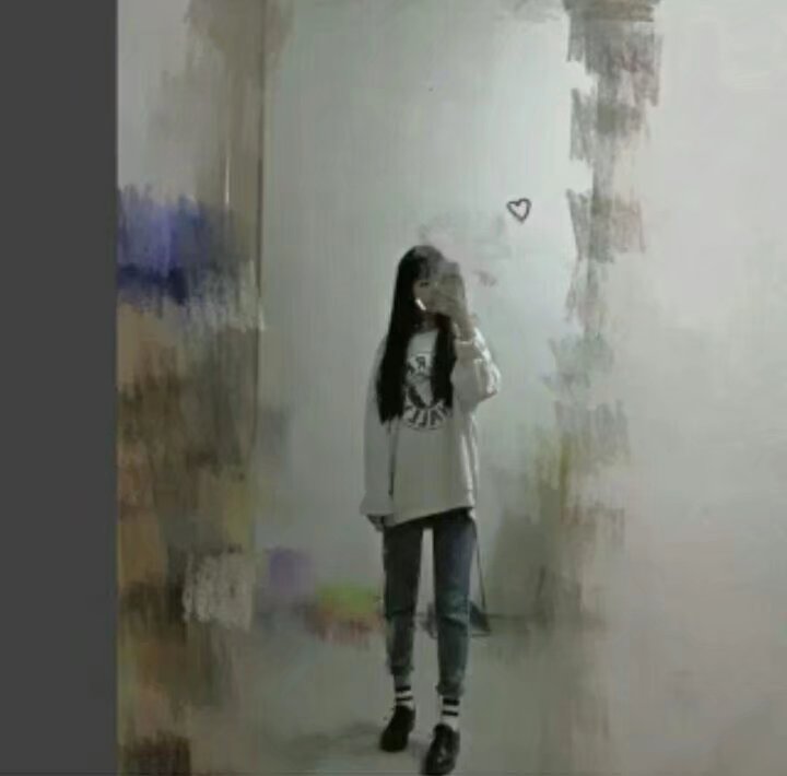 我是可爱的女孩子。你是可爱。