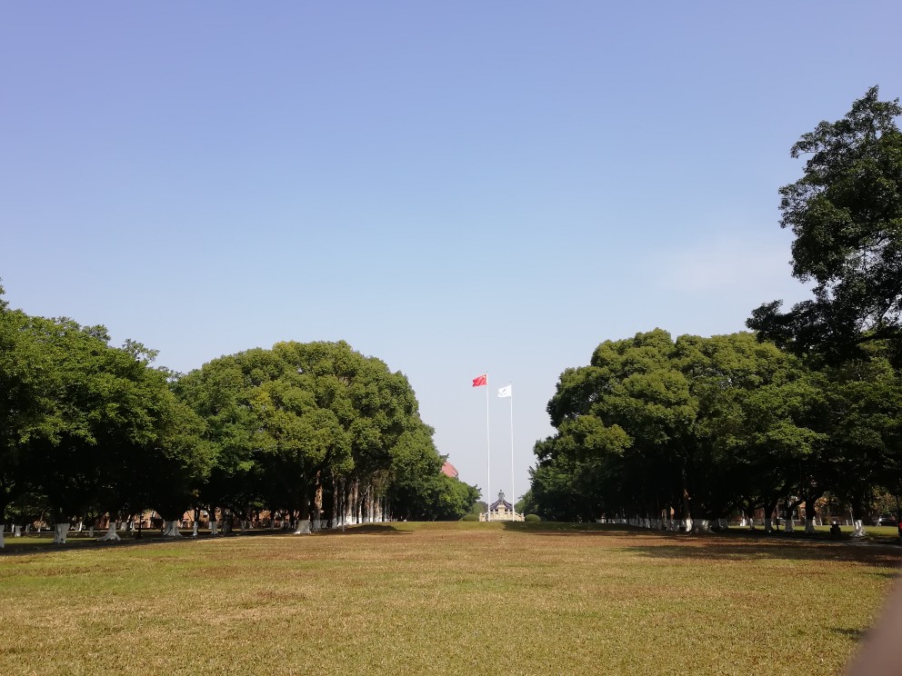 广州 中山大学
学校很大，脚都走的打闪闪