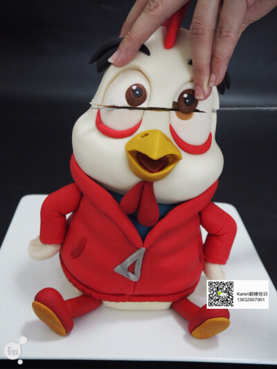 翻糖3D立体削型蛋糕！