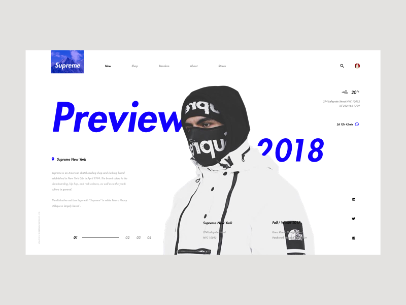 Supreme Preview 2018