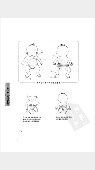 专为婴儿幼儿按摩。健康、预防疾病按摩