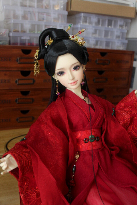 古风美人 SD娃娃 BJD 玩具 人偶 壁纸 萌物 