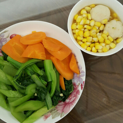 #M小雞之日常黑暗料理/減肥餐
把玉米當飯吃